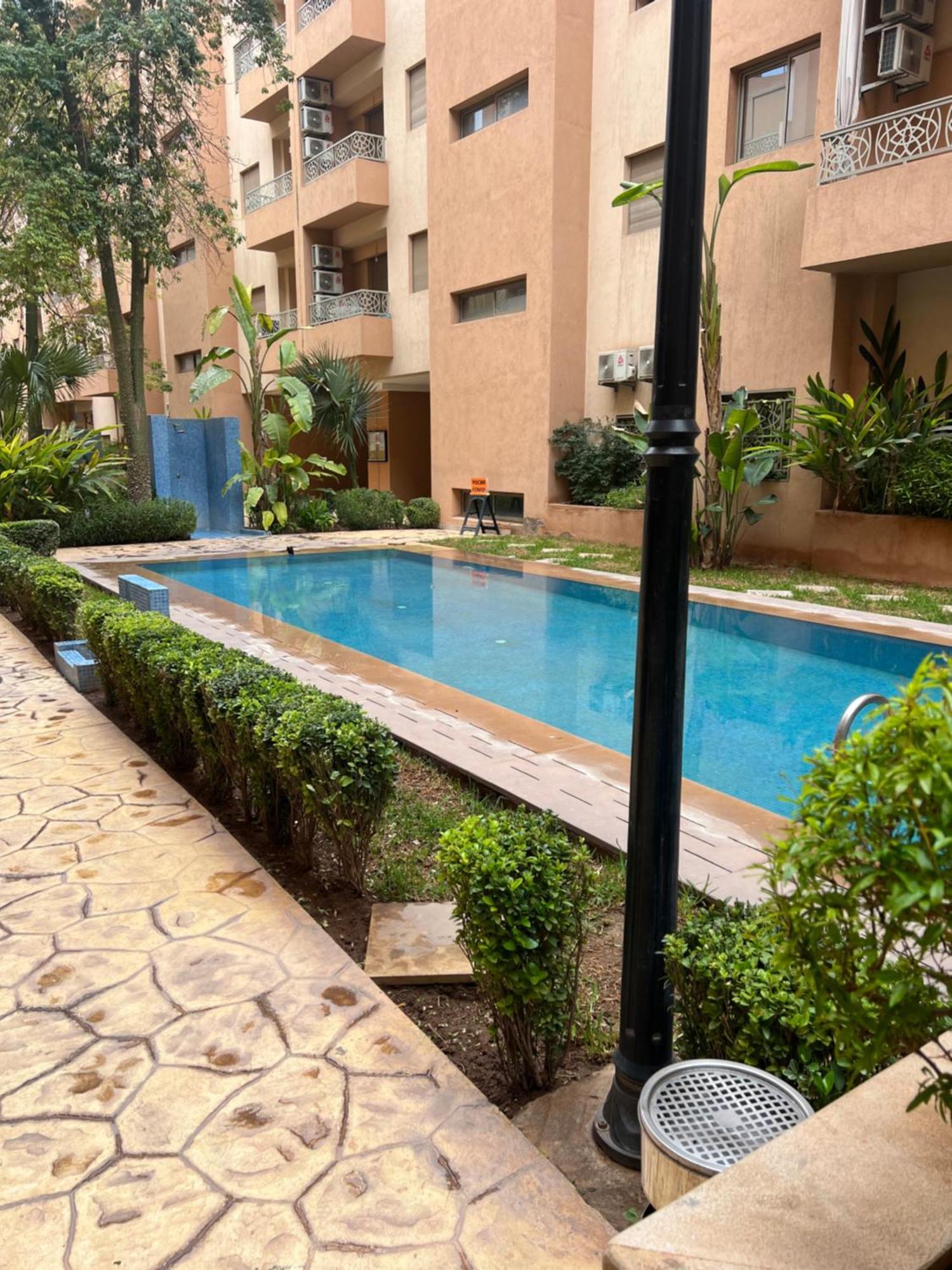Appartement Safran Avec Piscine مراكش المظهر الخارجي الصورة